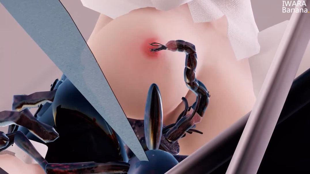 2. haku's secret sex with insect (異種注意)