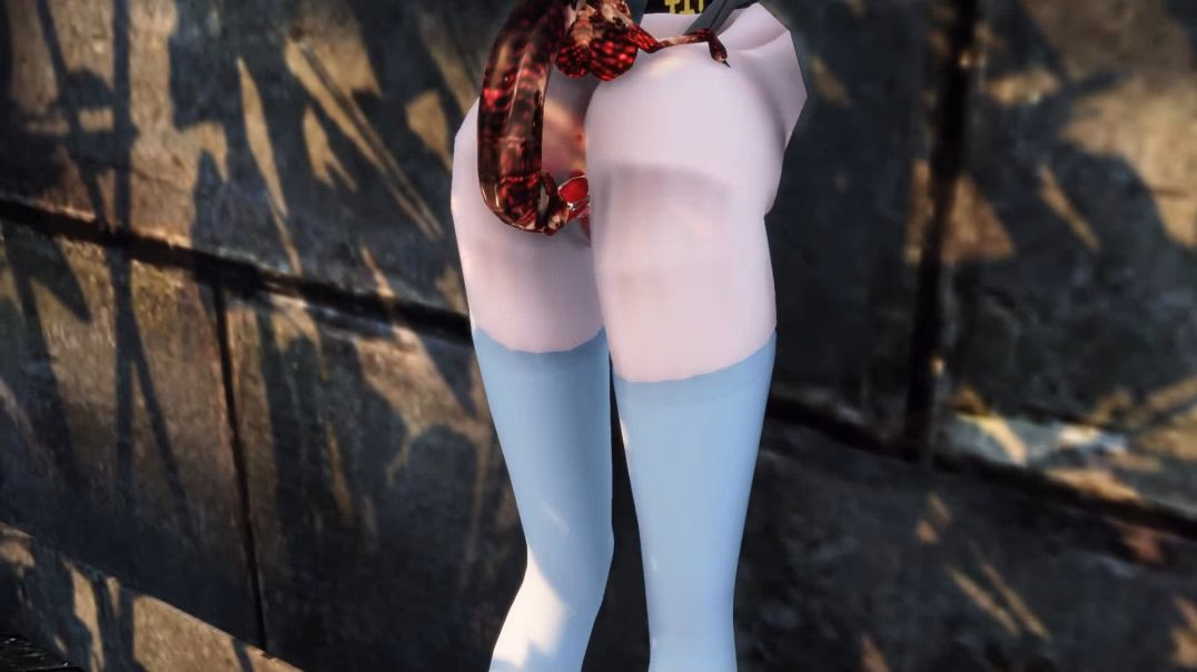 呆鹅×insect×桃源恋歌+壁穴! mmd knot facehugger