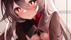 [灰葉]胡桃ちゃんと騎乗位ハメ撮り? (Fantia)