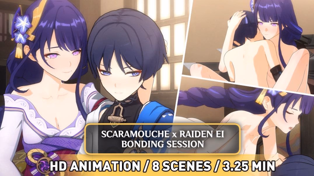⁣[pastapaprika]Raiden Ei X Scaramouche ANIMATION (HD) 28
