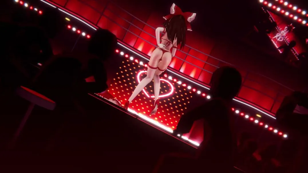 Reimu's Strip Show -  Mirrrrrors