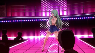 Sanae's Strip Show - PINK CAT