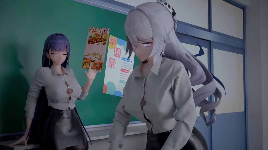 ⁣Bronya's school festival